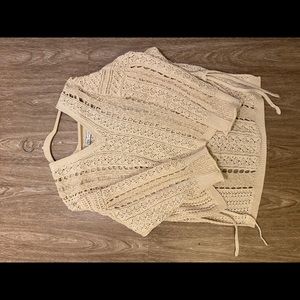 Zara open knit sweater